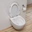 Cersanit Moduo Plus Oval Zestaw Toaleta WC bez kołnierza + deska wolnoopadająca biała S701-725 - zdjęcie 9