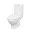 Cersanit Moduo Zestaw Toaleta WC kompaktowa 65,5x35,5x78,5 cm CleanOn ze zbiornikiem 010 z deską sedesową wolnoopadającą Slim Wrap, biały K116-024 - zdjęcie 1