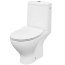Cersanit Moduo Zestaw Toaleta WC stojąca bez kołnierza kompaktowa + deska wolnoopadająca biała K116-030 - zdjęcie 1