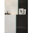 Cersanit Negra White Inserto Flower Płytka ścienna 25x40 cm, biała WD400-004 - zdjęcie 5