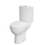 Cersanit Parva New Zestaw Toaleta WC kompaktowa CleanOn bez kołnierza z deską sedesową wolnoopadającą i zbiornikiem z dopływem z boku, biały K27-063 - zdjęcie 2