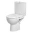 Cersanit Parva Toaleta WC kompaktowa 35x61x78 cm z deską zwykłą, biała K27-001 - zdjęcie 1