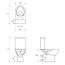 Cersanit Parva Toaleta WC kompaktowa 35x61x77,5 cm CleanOn bez kołnierza wewnętrznego, biała K27-062 - zdjęcie 3