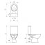 Cersanit Parva Zestaw Toaleta WC kompaktowa 35x61x77,5 cm CleanOn bez kołnierza wewnętrznego i z deską sedesową wolnoopadającą Duroplast, biały K27-062+K98-0122 - zdjęcie 3