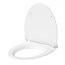 Cersanit Parva Zestaw Toaleta WC kompaktowa 35x61x77,5 cm CleanOn bez kołnierza wewnętrznego i z deską sedesową wolnoopadającą Slim, biały K27-062+K98-0136 - zdjęcie 6