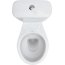 Cersanit President Toaleta WC kompaktowa 36,5x64,5x75 cm z deską antybakteryjną, biała K08-039 - zdjęcie 2