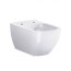Cersanit Set B141 Toaleta WC podwieszana CleanOn z deską wolnoopadającą, stelażem i przyciskiem Accento Square, chrom połysk/biały K701-267 - zdjęcie 7