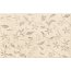 Cersanit Tanaka Cream Inserto Flower Płytka ścienna 25x40 cm, kremowa WD798-011 - zdjęcie 1