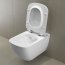 Cersanit Virgo Zestaw Toaleta WC podwieszana 56x36 cm CleanOn bez kołnierza z deską wolnoopadającą slim Duroplast biała S701-427 - zdjęcie 6