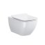 Cersanit Virgo Zestaw Toaleta WC podwieszana 56x36 cm CleanOn bez kołnierza z deską wolnoopadającą slim Duroplast biała S701-427 - zdjęcie 1