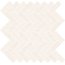 Cersanit White Micro Mosaic Parquet Mix Mozaika ścienna 31,3x33,1 cm, biała OD569-005 - zdjęcie 1