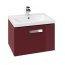 Cersanit Xantia red Szafka podumywalkowa 59x45x40 cm, czerwona S570-003 - zdjęcie 1