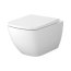 Cersanit Zen Square Zestaw Toaleta WC Vortex bez kołnierza + deska wolnoopadająca biały S701-882 - zdjęcie 1