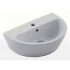 Cielo Easy Bath Umywalka wisząca lub nablatowa 59,5x38,5x19 cm, biała EASLA60 - zdjęcie 1