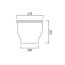 Cielo Windsor Zbiornik WC kompaktowy 42x19,5x36 cm, biały CAABE - zdjęcie 3