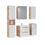 Comad Aruba 841 Szafka ścienna z lustrem 60x16x75 cm dąb craft złoty ARUBA841-60 - zdjęcie 2