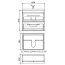 Comad Cosmo II 820 Szafka podumywalkowa 60x46x57 cm avola/biały bianco COSMO2-820WHITE/AVOLA - zdjęcie 3