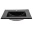 Comad Lava Black 80 Umywalka meblowa 81x46 cm czarny mat UM-8003-80-BLACK - zdjęcie 1