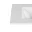 Comad Lava White 80 Umywalka meblowa z półką 81x46 cm, biała UM-CFP80D - zdjęcie 7