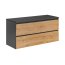 Comad Monako Grey Oak Szafka podumywalkowa 120x46x57 cm diamentowy szary/dąb hamilton MONAKOGREYOAK823-FSC - zdjęcie 1
