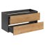 Comad Monako Grey Oak Szafka podumywalkowa 120x46x57 cm diamentowy szary/dąb hamilton MONAKOGREYOAK823-FSC - zdjęcie 4