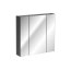 Comad Monako Grey Szafka łazienkowa z lustrem 80x16x75 cm diamentowy szary MONAKOGREY841 - zdjęcie 1
