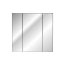 Comad Monako Grey Szafka łazienkowa z lustrem 80x16x75 cm diamentowy szary MONAKOGREY841 - zdjęcie 2