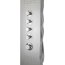 Corsan Akoja Panel prysznicowy bez termostatu srebrny A-025S - zdjęcie 4