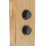 Corsan Balti Panel prysznicowy drewno bambusowe naturalne/czarny B001MBL - zdjęcie 4