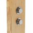 Corsan Balti Panel prysznicowy termostatyczny drewno bambusowe naturalne/chrom B001TCH - zdjęcie 2