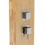 Corsan Bao Panel prysznicowy termostatyczny drewno bambusowe naturalne/chrom B022TBAOCHROM - zdjęcie 4
