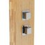 Corsan Basti Panel prysznicowy termostatyczny drewno bambusowe naturalne/chrom B002TCH - zdjęcie 2