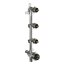 Corsan Bateria prysznicowa podtynkowa chrom CMT03 - zdjęcie 3