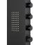 Corsan Panel prysznicowy termostatyczny czarny A777TDUOBLACK/BLACKBL - zdjęcie 6