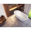 Corsan Reno Wanna wolnostojąca 170x80 cm biała + klik klak czarny E042XLBL - zdjęcie 6