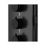 Corsan Samsara Panel prysznicowy z deszczownicą termostatyczny z wylewką czarny szczotkowany S003TBLW - zdjęcie 5