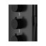 Corsan Samsara Panel prysznicowy z deszczownicą LED czarny szczotkowany S003MBLLED - zdjęcie 4