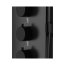 Corsan Samsara Panel prysznicowy z deszczownicą termostatyczny LED czarny szczotkowany S003TBLLED - zdjęcie 5