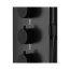 Corsan Samsara Panel prysznicowy z deszczownicą z wylewką czarny szczotkowany S003MBLW - zdjęcie 6