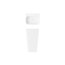 Corsan Umywalka wolnostojąca 50x40x89 cm + korek + syfon biała/korek biały MU5040WHS - zdjęcie 2