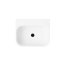 Corsan Umywalka wolnostojąca 50x40x89 cm + korek + syfon biała/korek biały MU5040WHS - zdjęcie 5