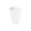 Corsan Umywalka wolnostojąca 50x40x89 cm + korek + syfon biała/korek czarny MU5040BLS - zdjęcie 1