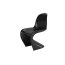 D2 Balance Krzesło inspirowane Panton Chair 48x59 cm, czarne 3230 - zdjęcie 1