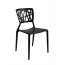 D2 Bush Krzesło inspirowane Viento Chair 42x41 cm, czarne 23793 - zdjęcie 1