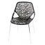 D2 Cepelia Krzesło inspirowane Caprice 55x57 cm, czarne 23766 - zdjęcie 1