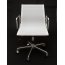 D2 CH Fotel biurowy inspirowany EA117 siateczka 59x58 cm, chrom/biały 27736 - zdjęcie 1