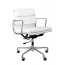 D2 CH Fotel biurowy inspirowany EA217 skóra 59x60 cm, chrom/biały 27754 - zdjęcie 1