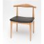 D2 Codo Krzesło inspirowane Elbow Chair 52x55 cm, naturalne 14549 - zdjęcie 1