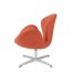 D2 Cup Fotel inspirowany projektem Swan kaszmir 72x65 cm, pomarańczowy 25355 - zdjęcie 2