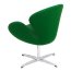 D2 Cup Fotel inspirowany projektem Swan kaszmir 72x65 cm, zielony 25331 - zdjęcie 2